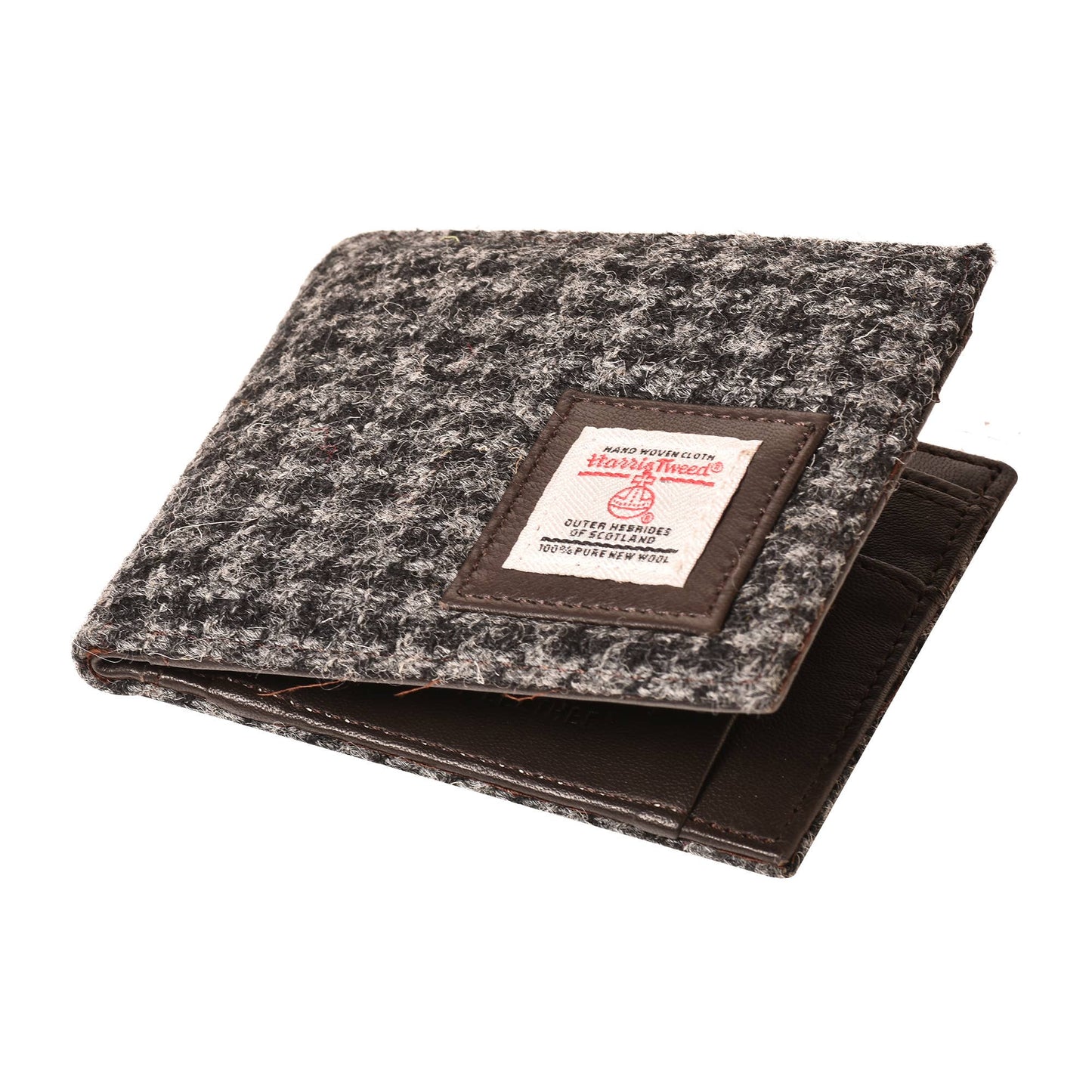 Harris Tweed Wallet Classic Style Black