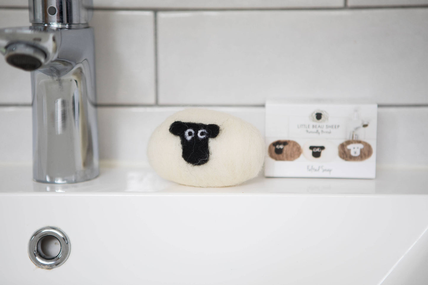 Suffolk Sheep Felted Soap