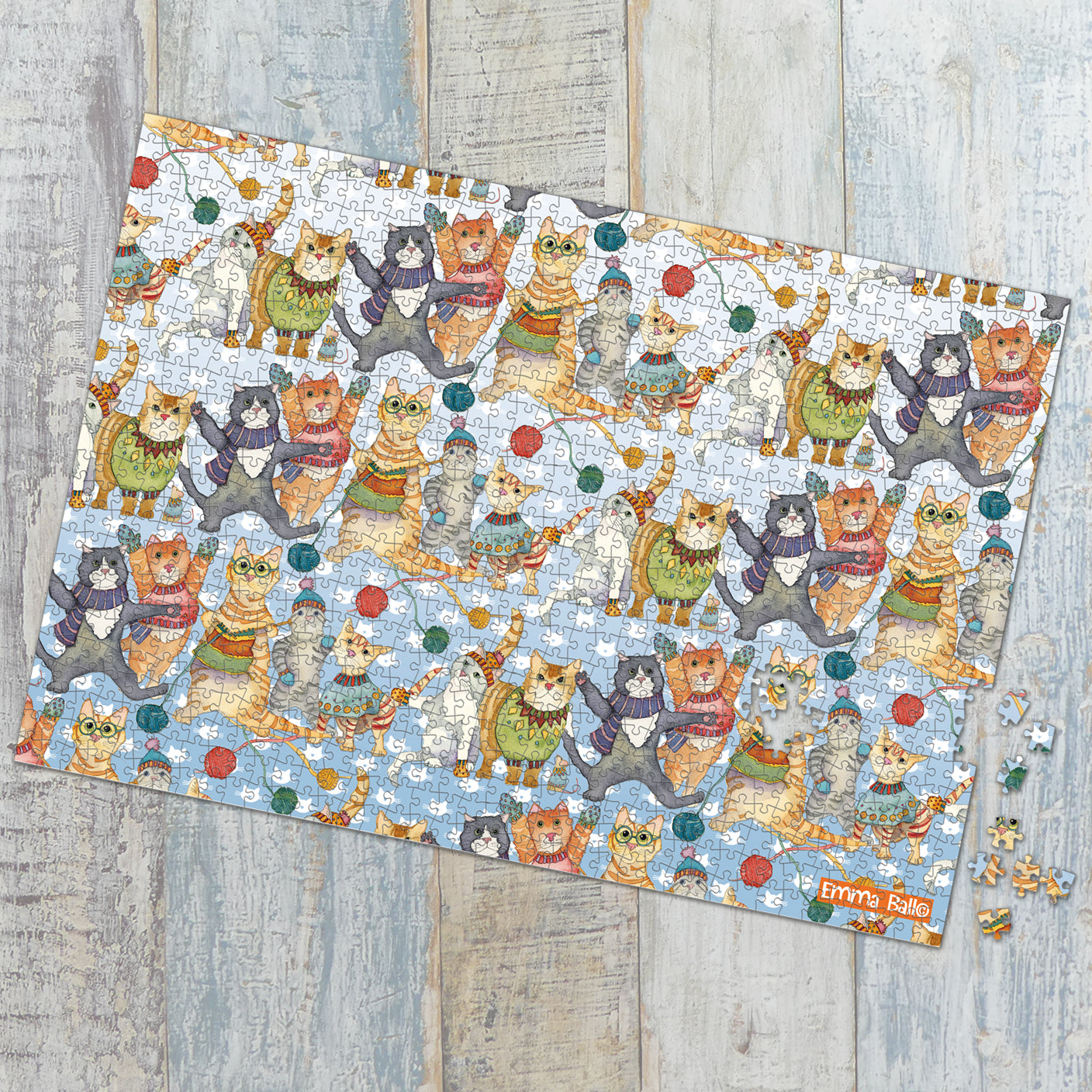 Emma Ball -Kittens in Mittens 1000 PIECE Jig Saw