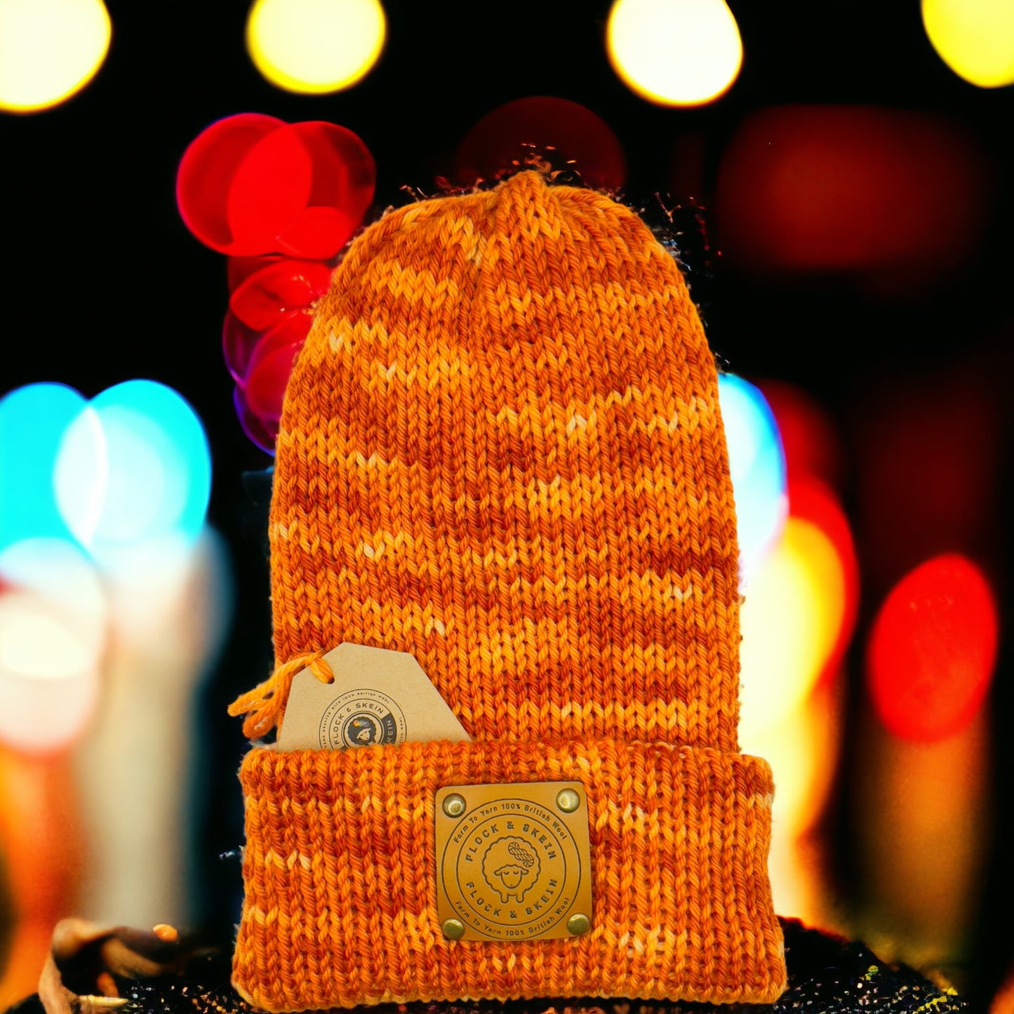 Pure Wool Beanie - Bhagwa Spice Trail