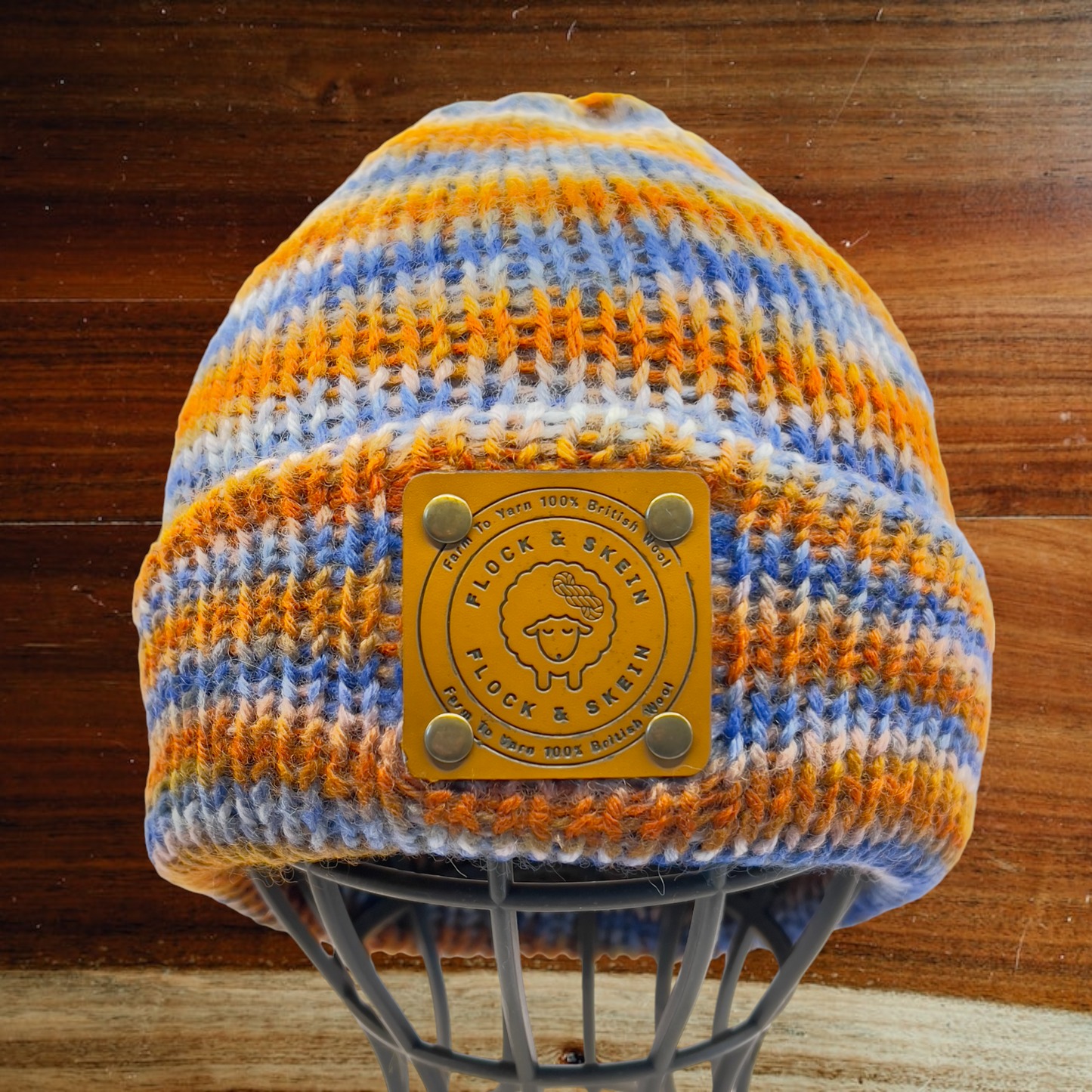 Pure Wool Beanie - Mountain Streams