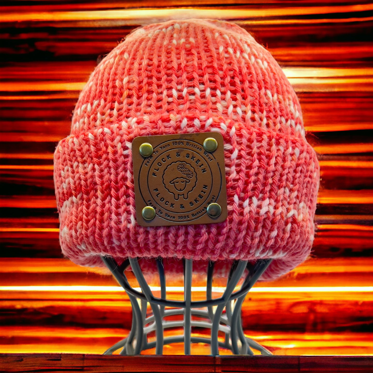 Pure Wool Beanie - Candy Kisses