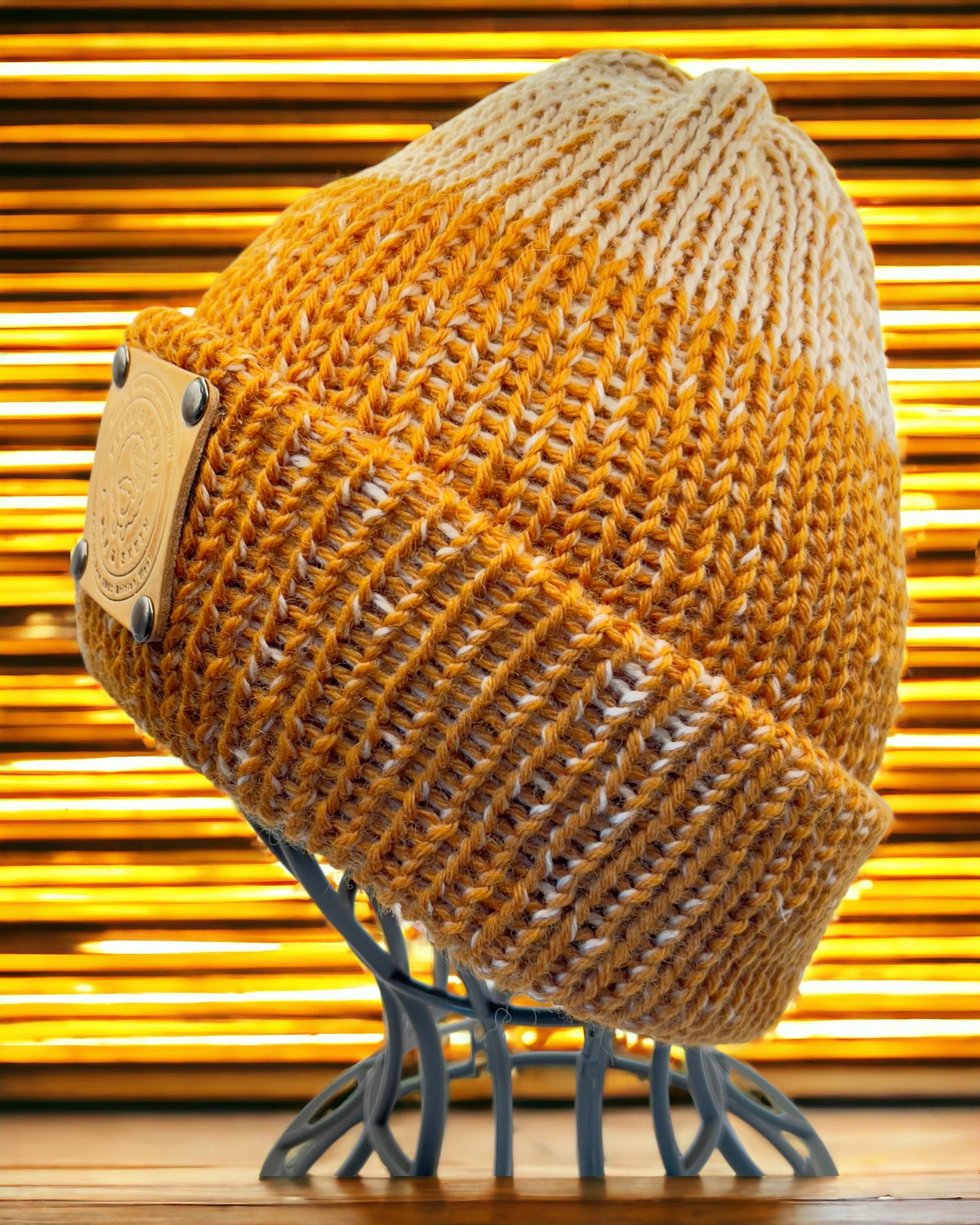 Pure Wool Merino Beanie - Pumpkin Latte