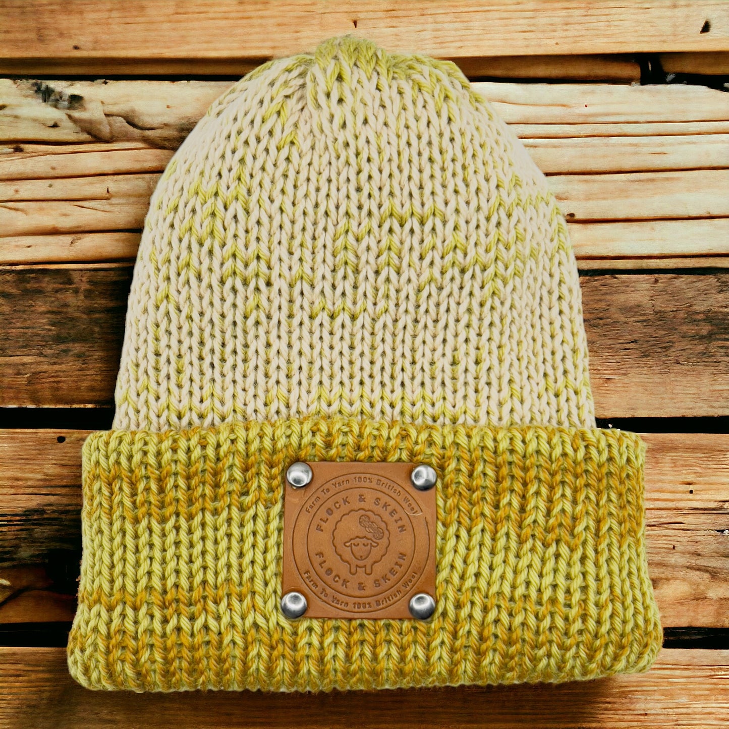 Pure Wool Merino Beanie - Apples & Pears