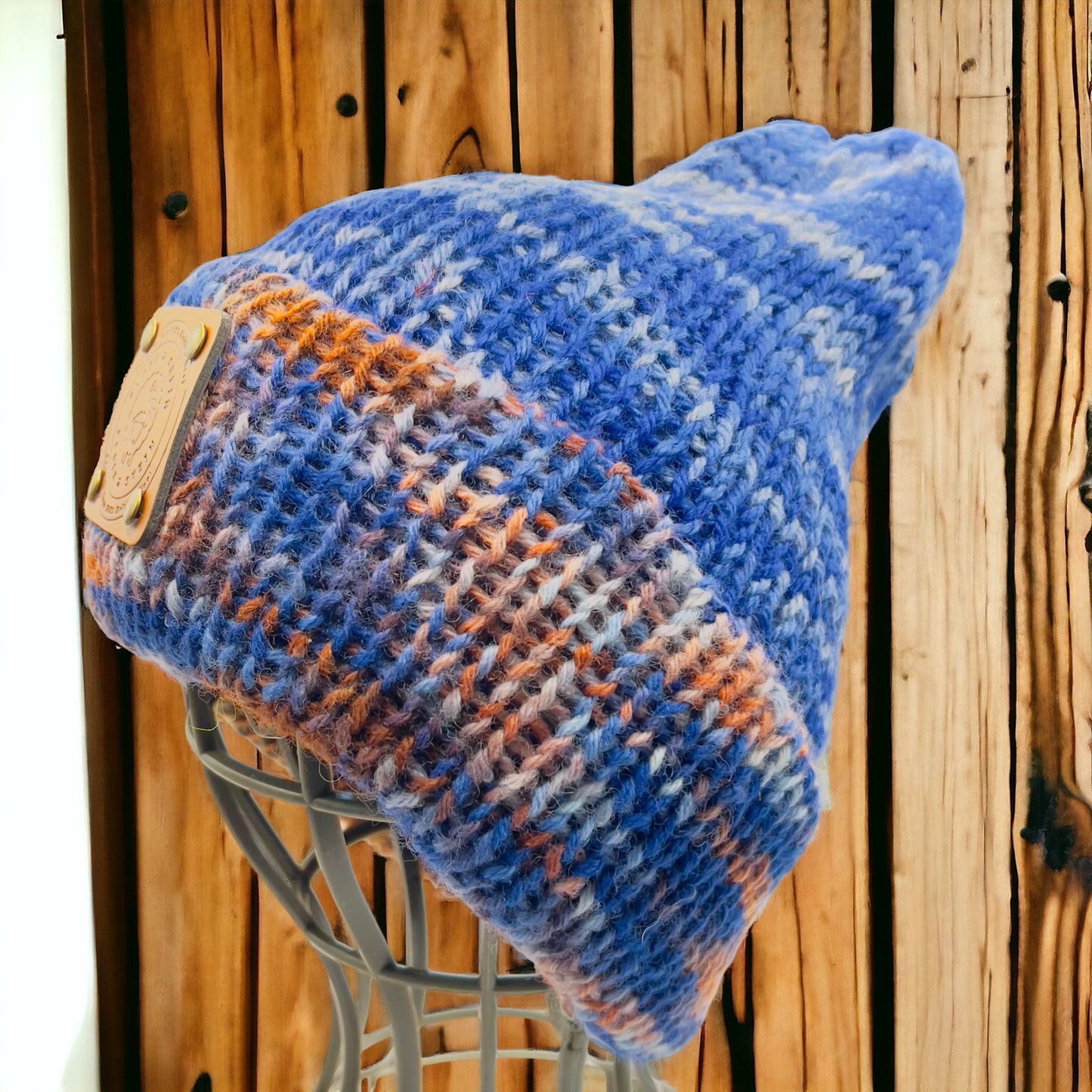Pure Wool Beanie - Blue Too