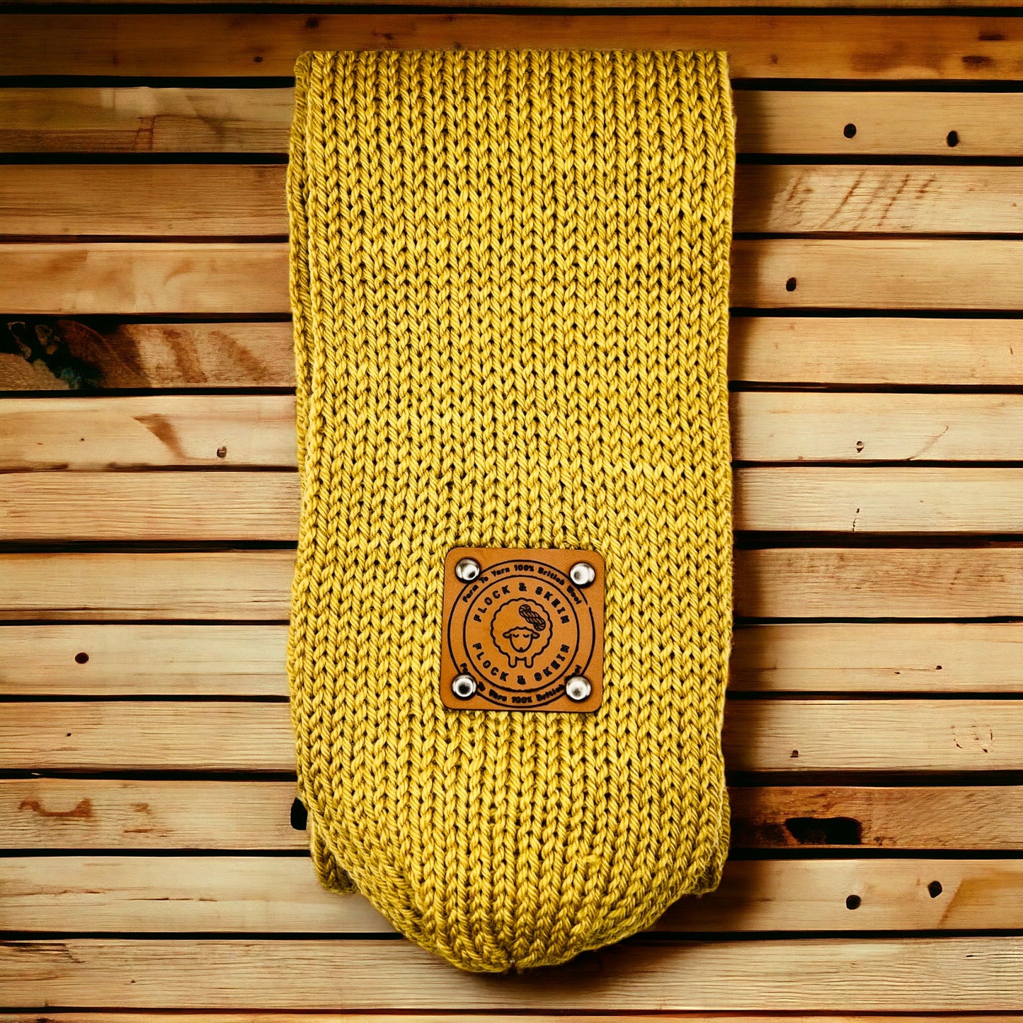 Pure Wool Merino Scarf - Avo Smash