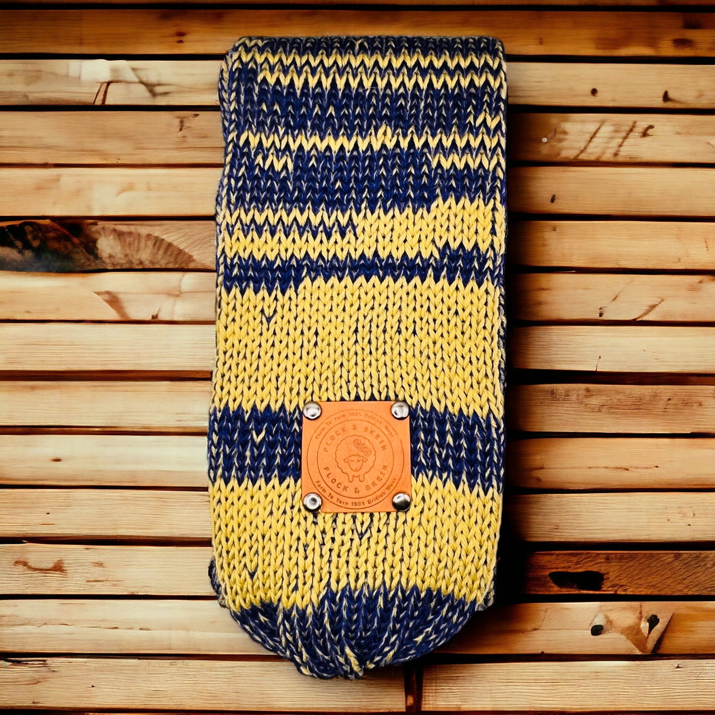 Pure Wool Merino Scarf - Oxbridge Blues