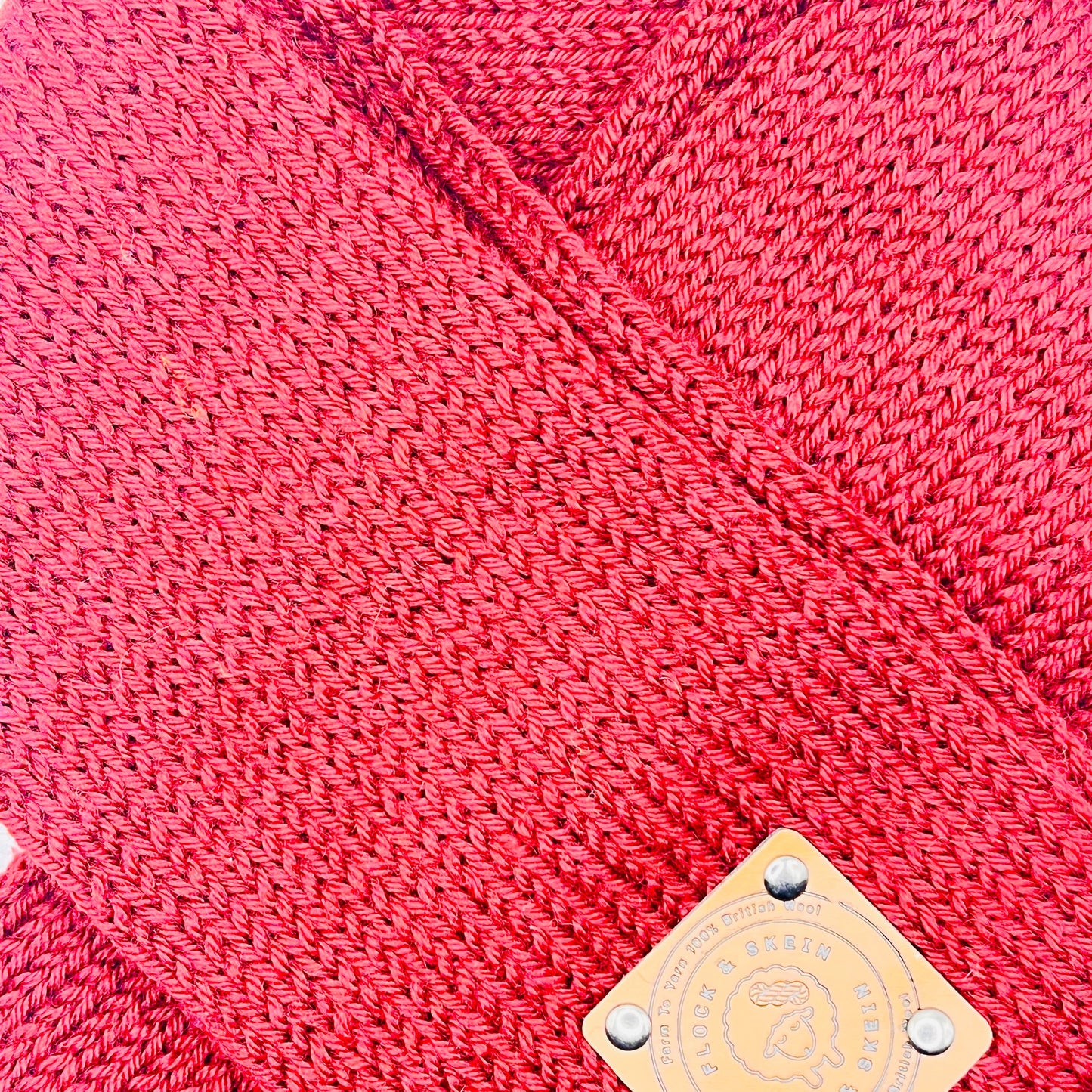 Pure Wool Merino Scarf - Beet Dreams