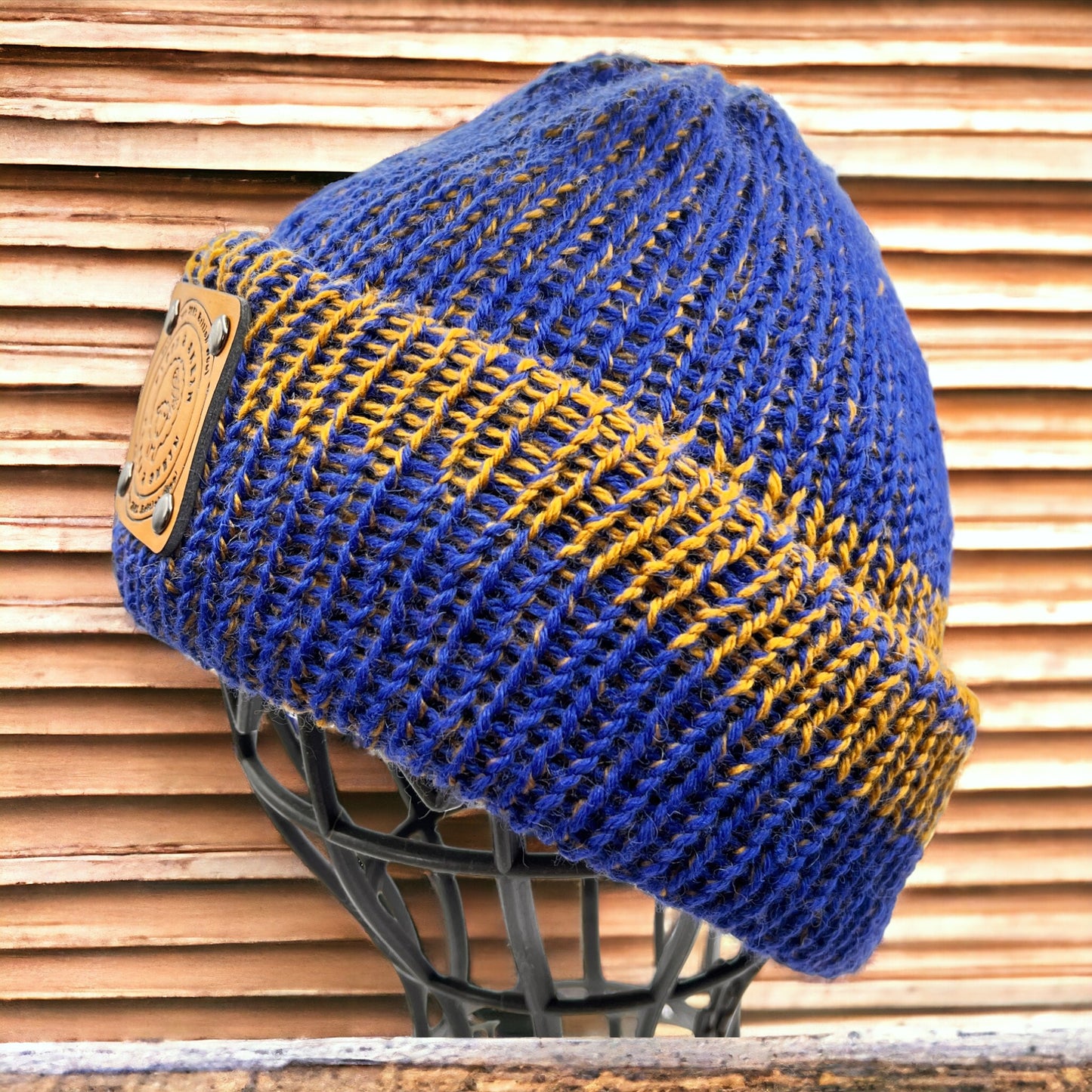 Pure Wool Merino Beanie - Sunset Sea