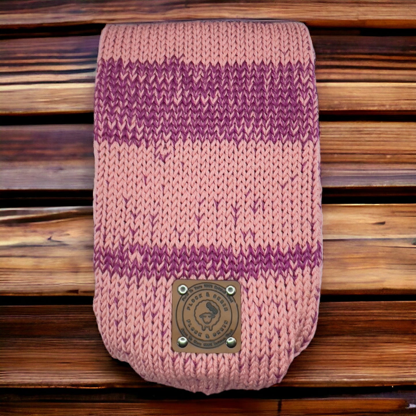 Pure Wool Merino Scarf - Strasberry Delight