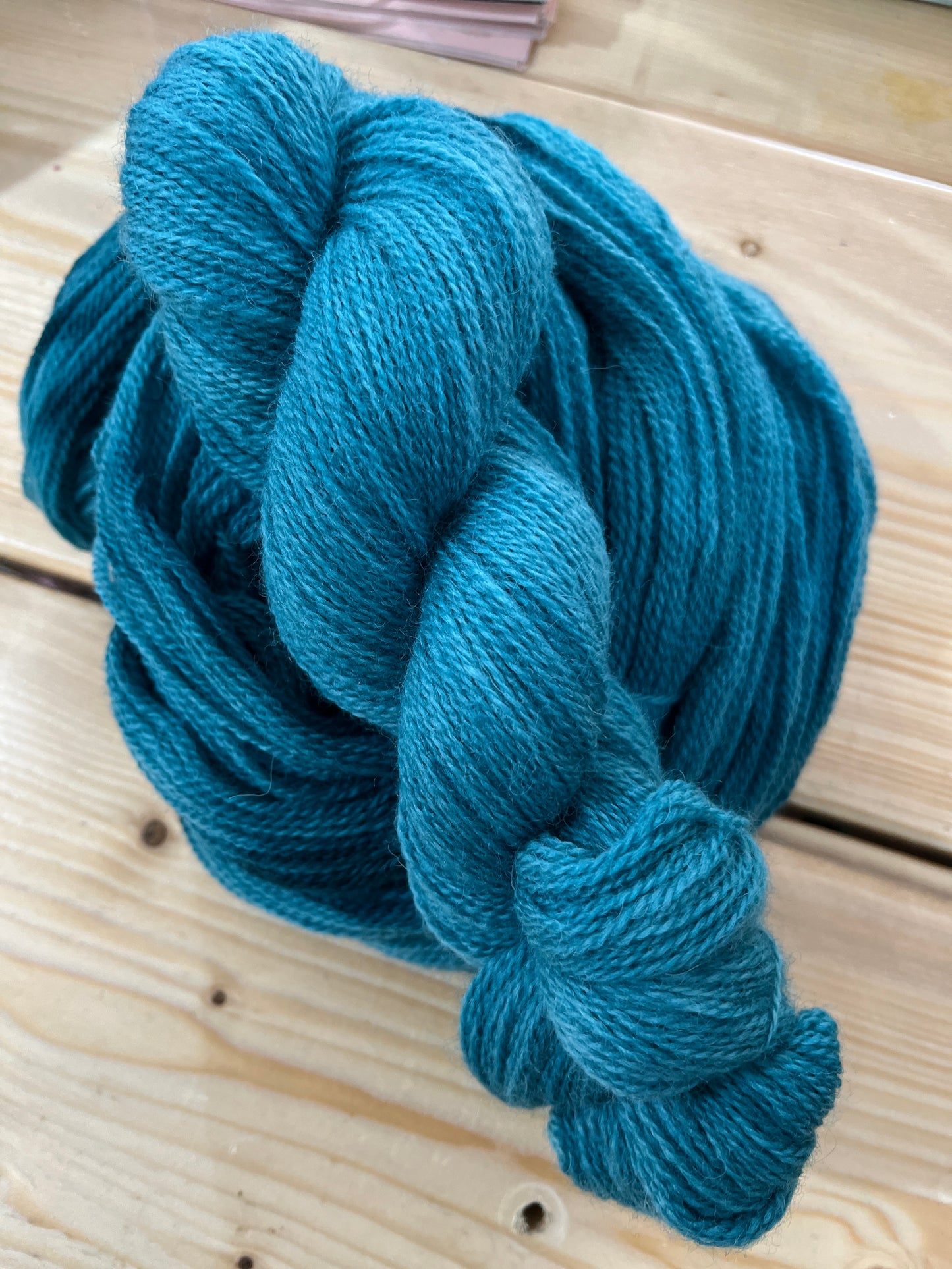 Shetland yarn - 4ply - Skein - Teal