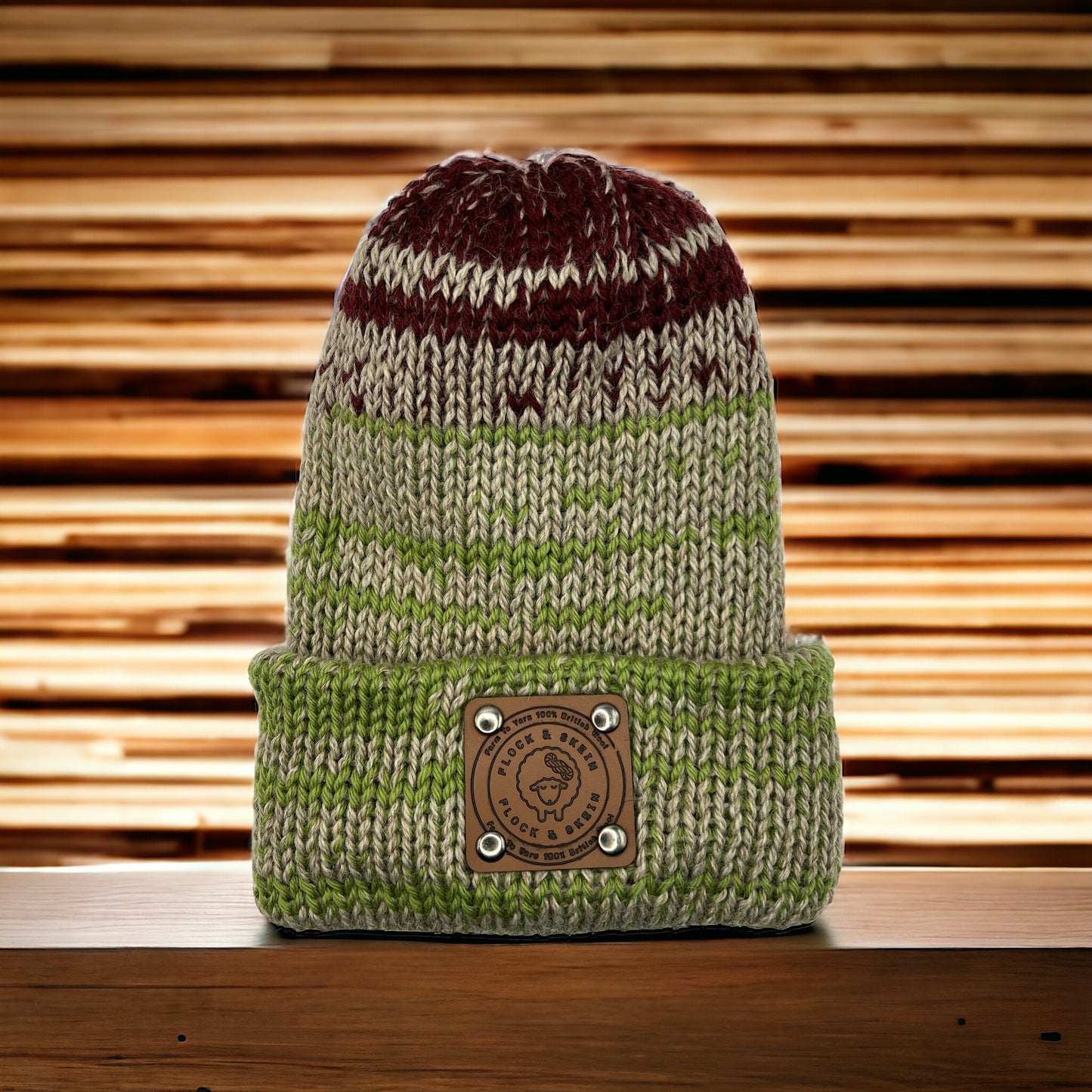Pure Wool Merino Beanie - Persea Beet's