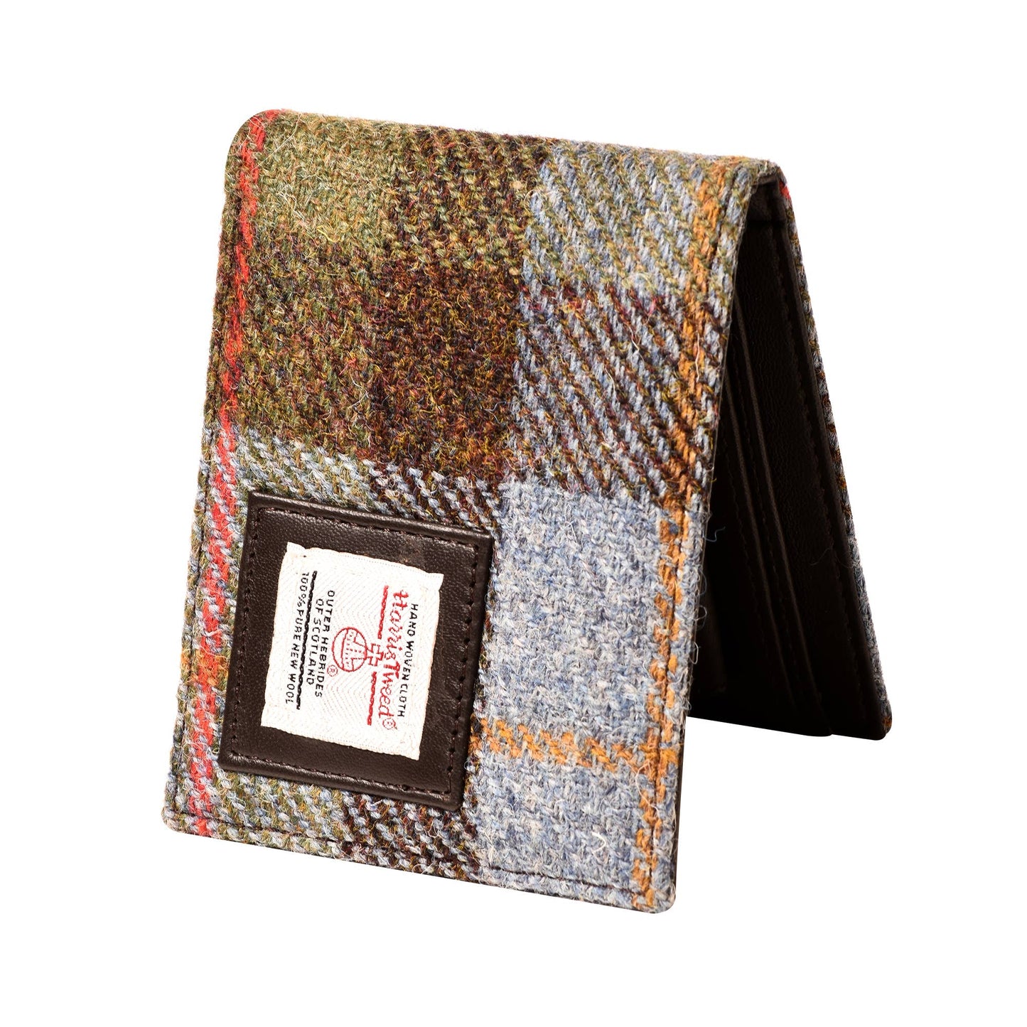 Harris Tweed Wallet Classic Style Green