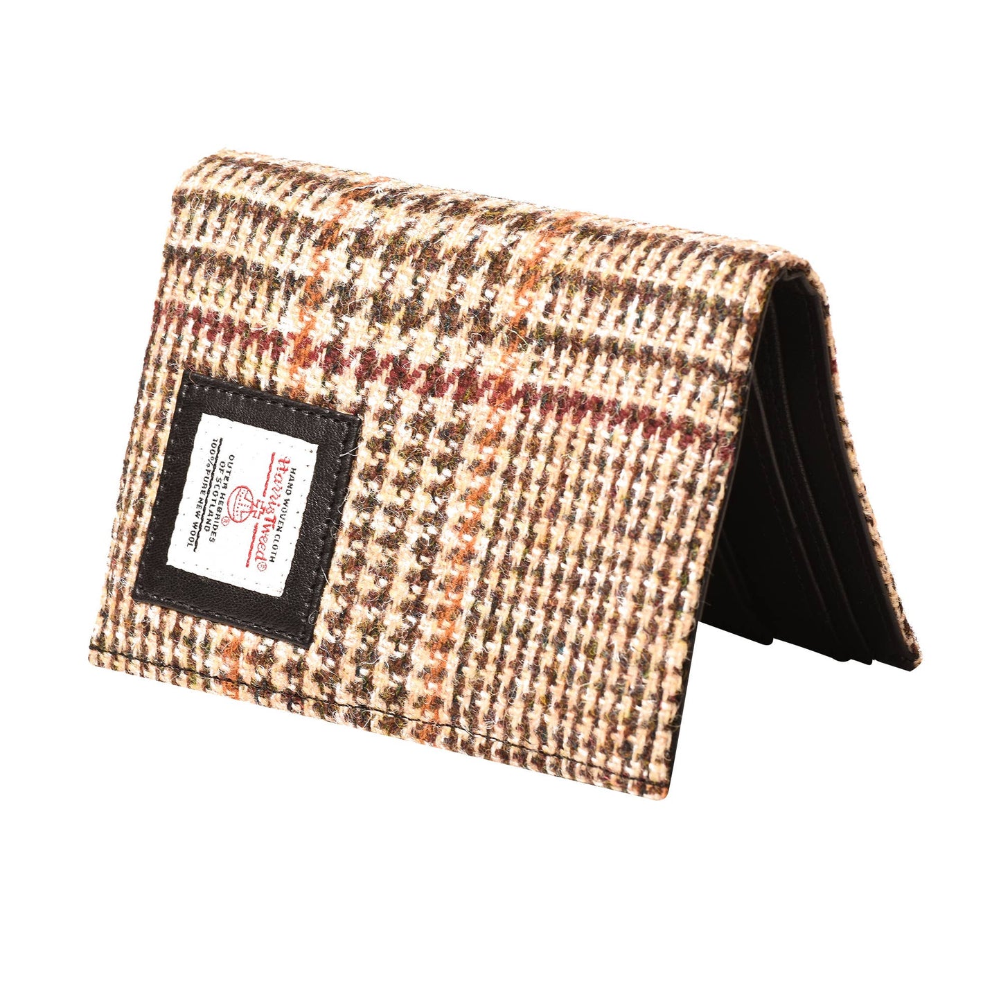 Harris Tweed Wallet Big Bifold Houndstooth
