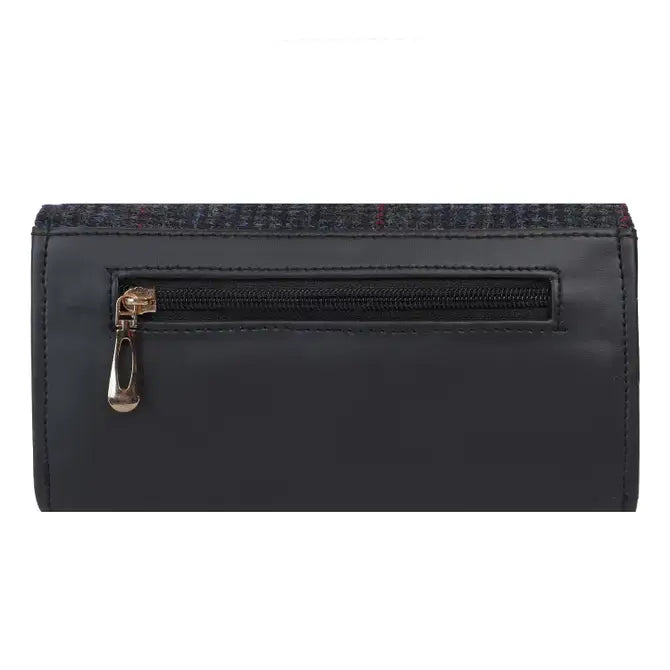 Harris Tweed Clutch - Navy Blue