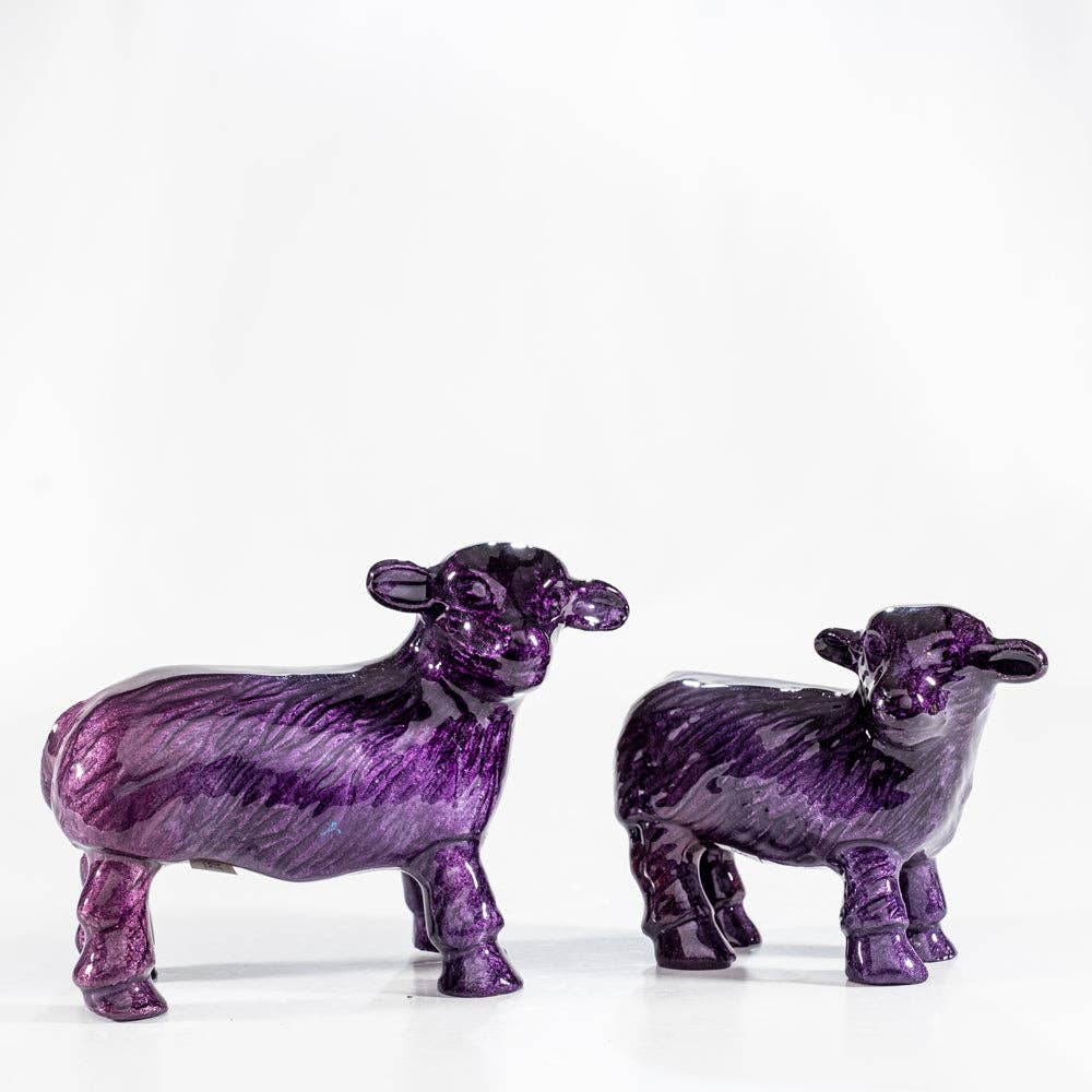 Brushed Purple Sheep XL 12 cm