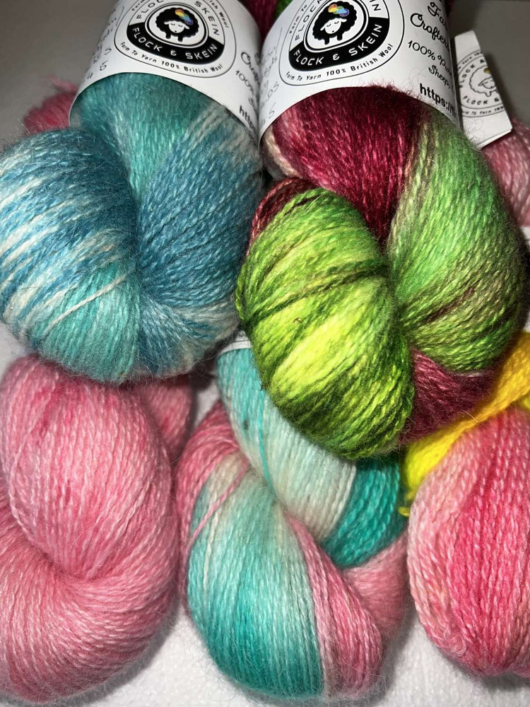 100% British Mohair Wool Yarn
