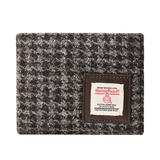 Harris Tweed Wallet Center Flap Black