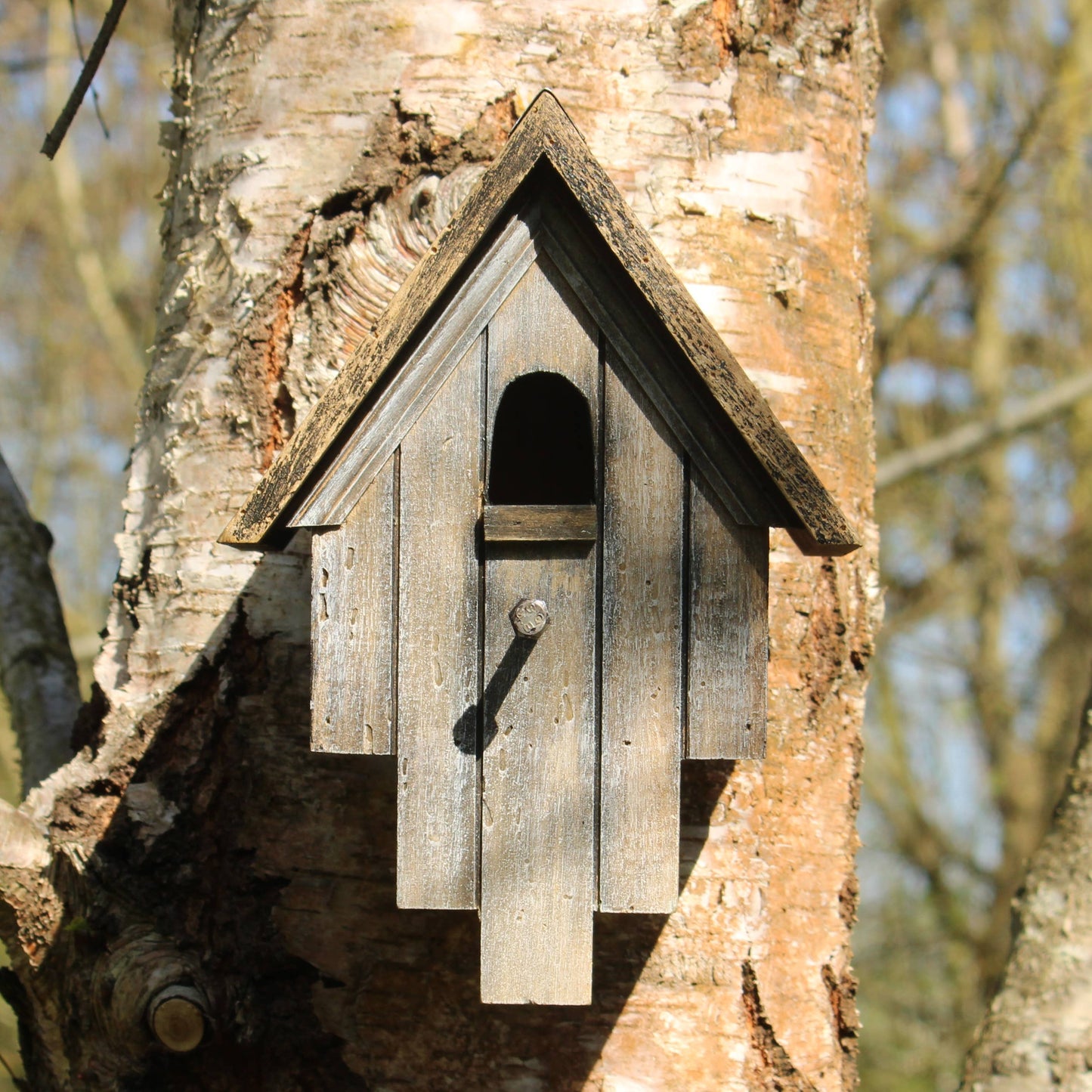 Rustic Victorian Wooden Painted Bird House