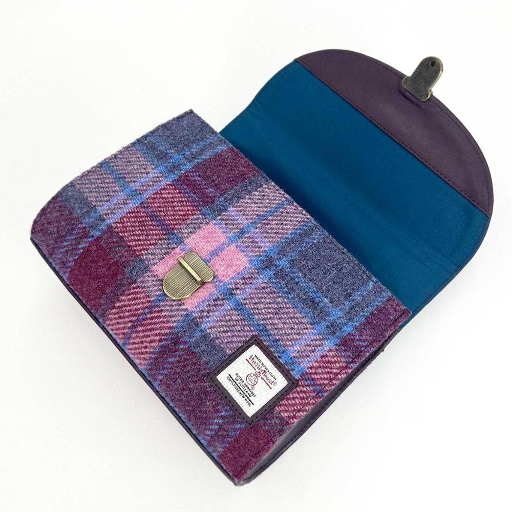 Harris Tweed Ladies Mini Day Satchel Bag Pastel Pink