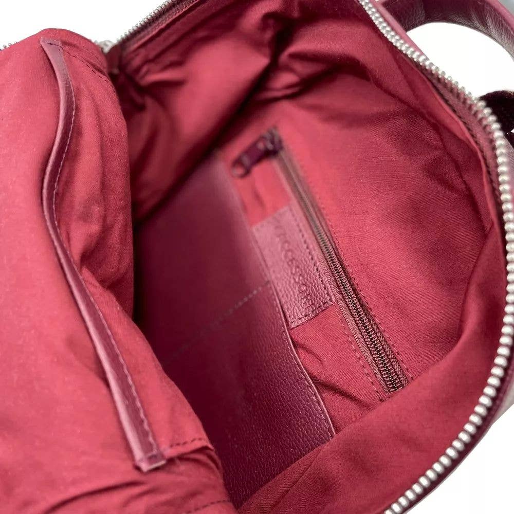 Harris Tweed Backpack Purple Check