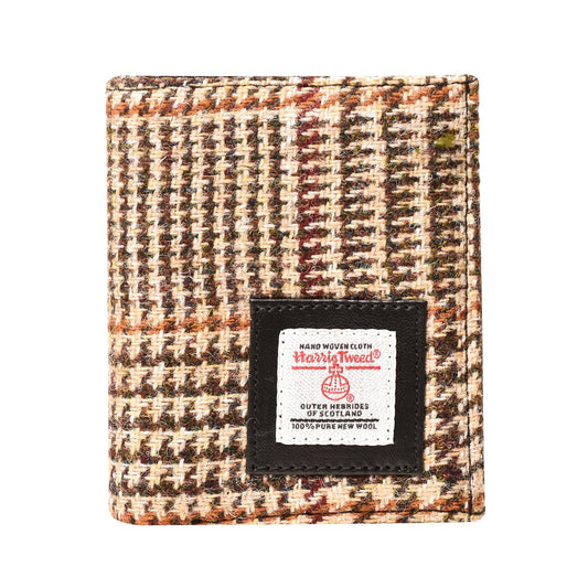 Harris Tweed Wallet Small Bifold Houndstooth