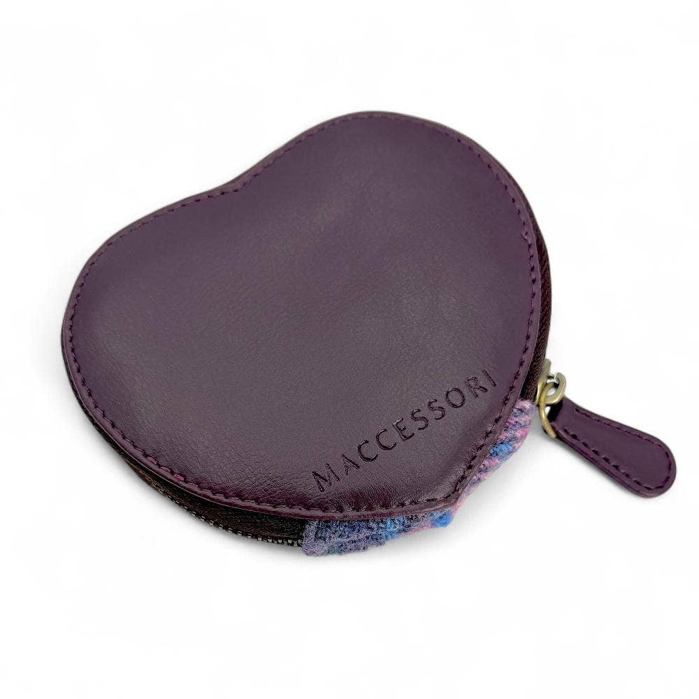 Heart Purse Pastel Pink Check