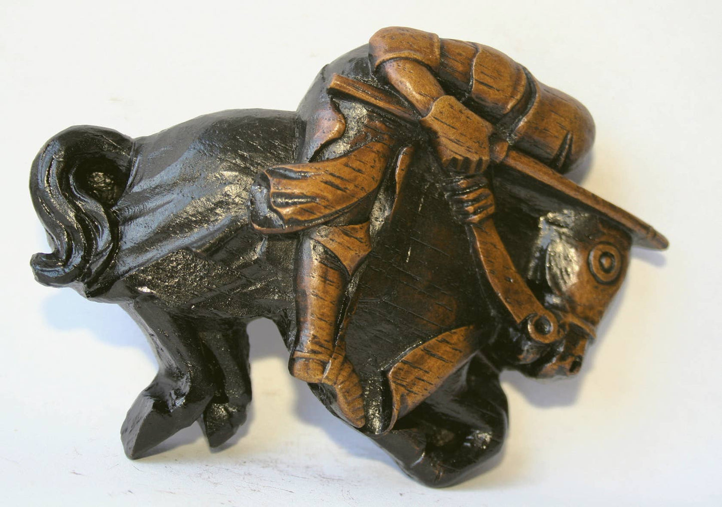Knight On Horse - Reproduction Lincoln Cathedral Carving