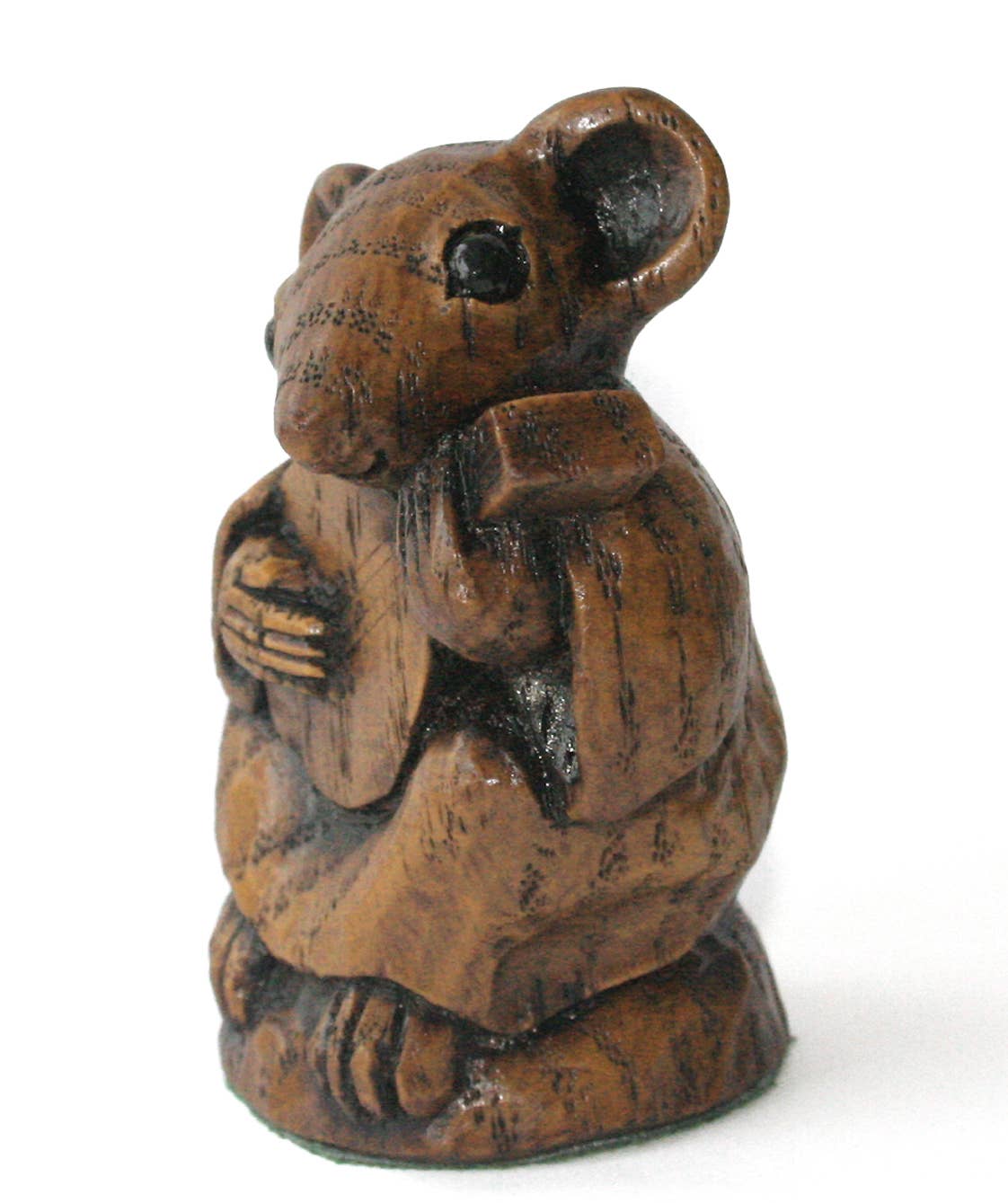 Church Mouse Playing Mandolin. Reproduction Carving Ornament