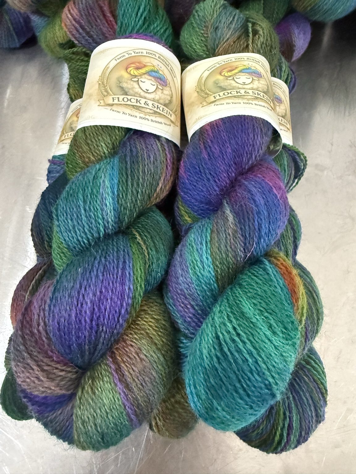 Bluefaced Leicester blend  - 4ply - Dragonfly Dancers