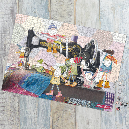 Emma Ball -Sewing Gnomes 1000 Piece Jigsaw