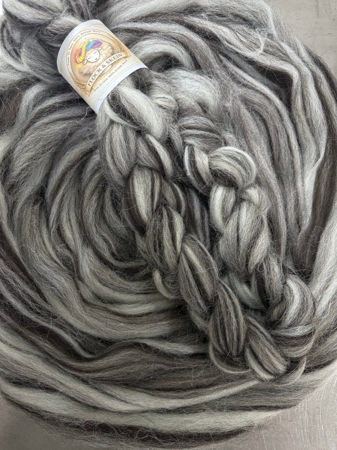 Miss Molly - Jacob’s Wool Combed Top 100g Braid