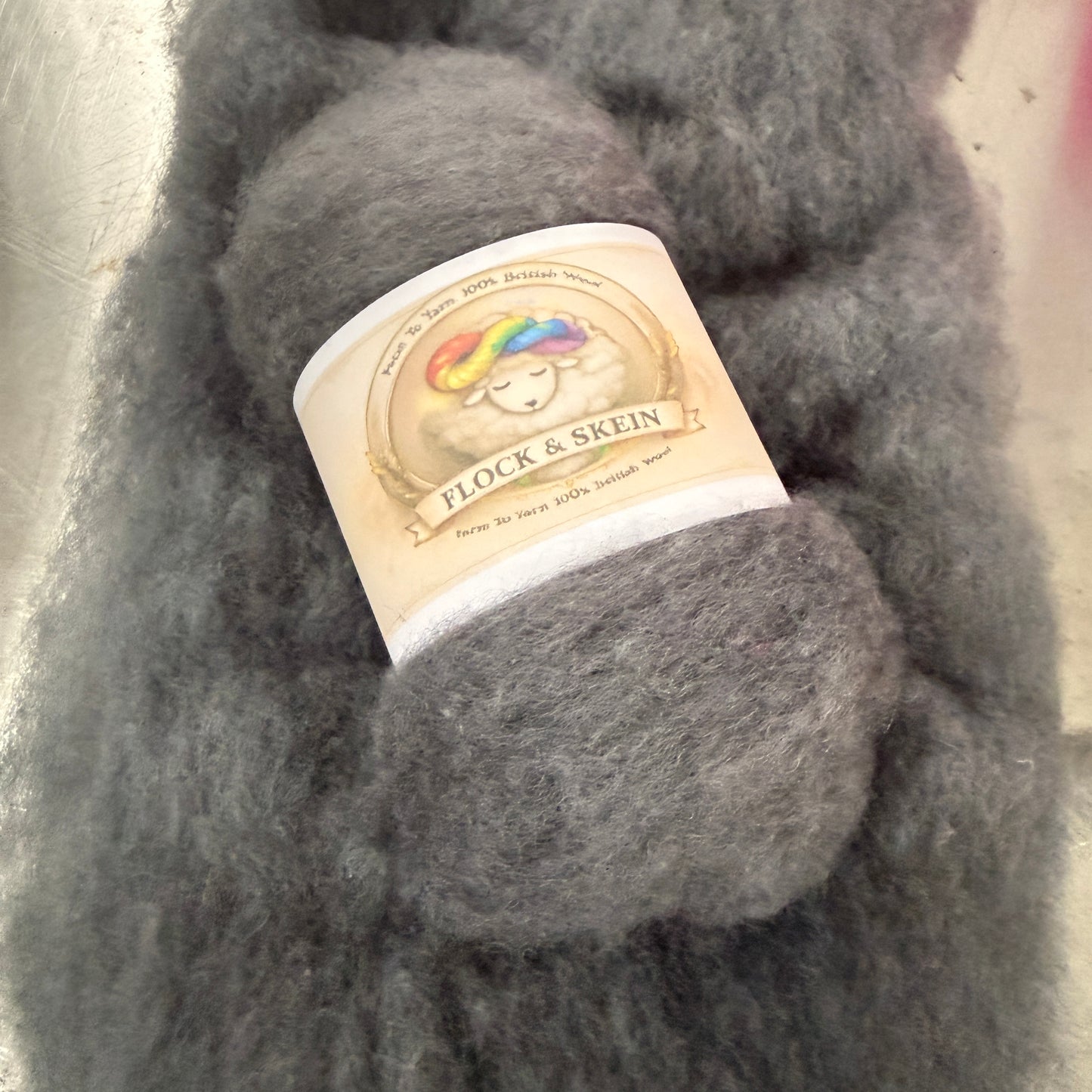 Hand dyed Carded UK wool Batts