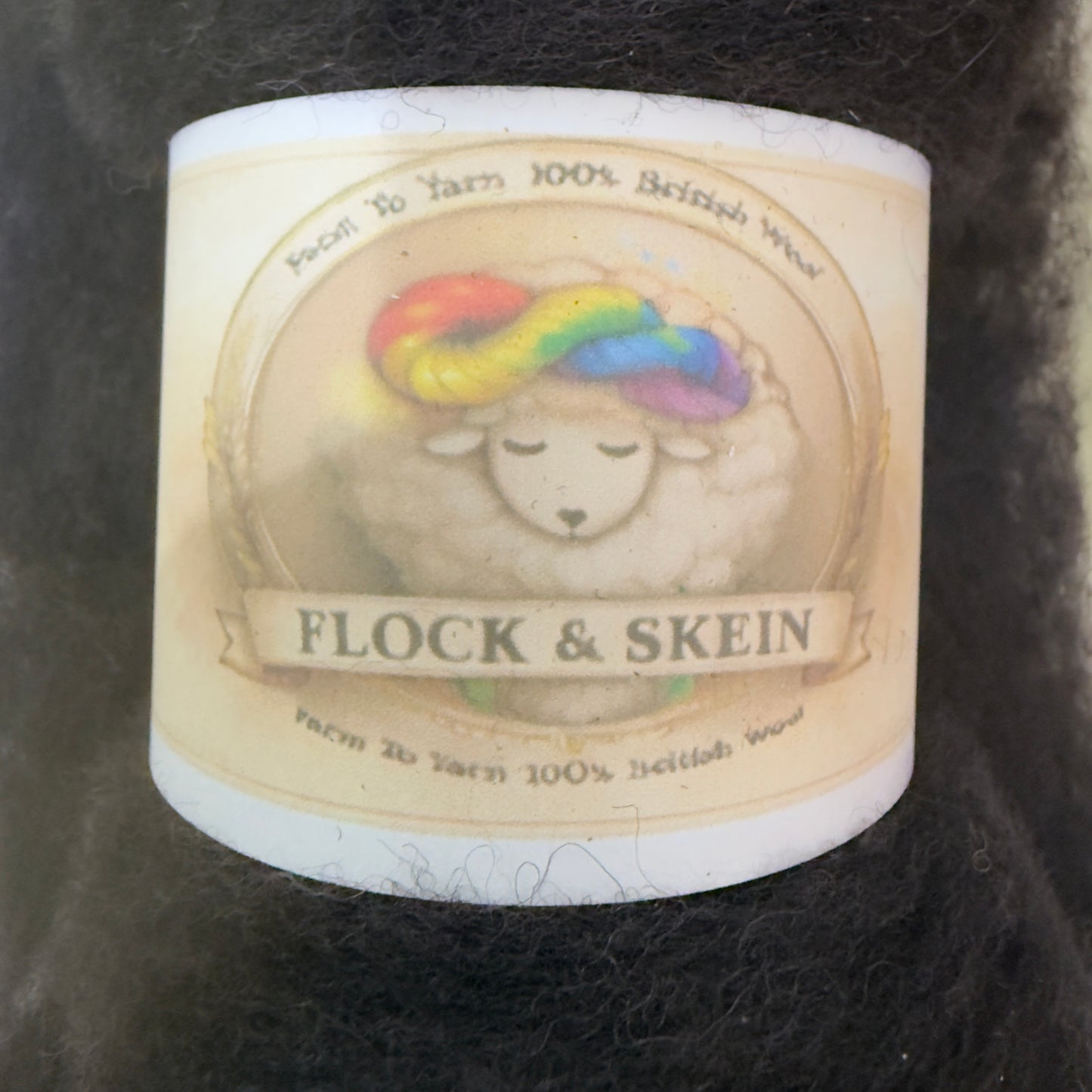 Hand dyed Carded UK wool Batts