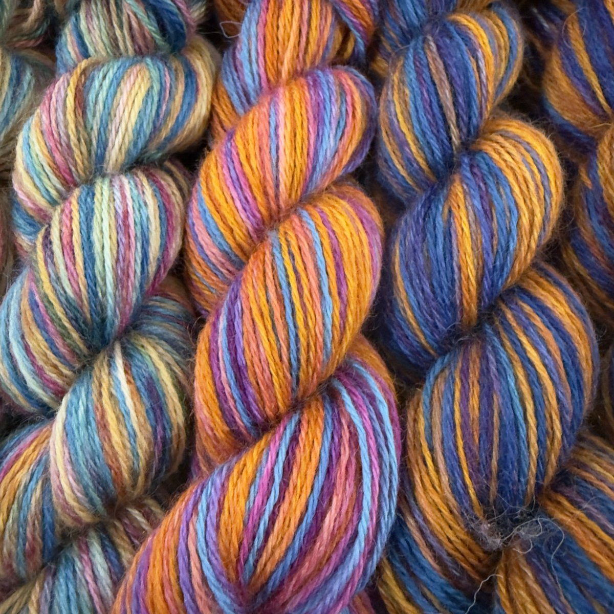 DK Wensleydale yarn - Pheasants