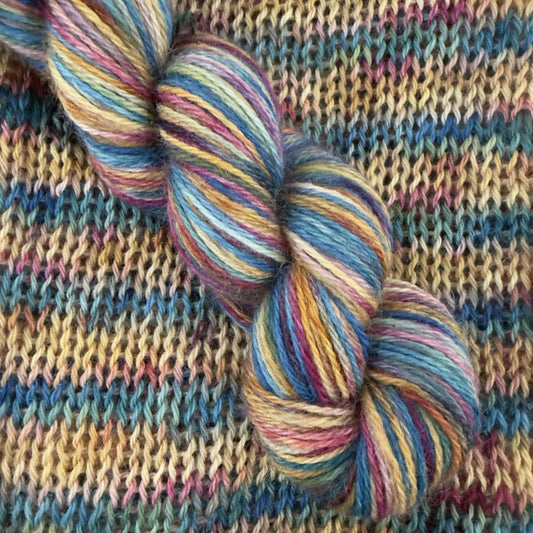 DK Wensleydale yarn - Pheasants