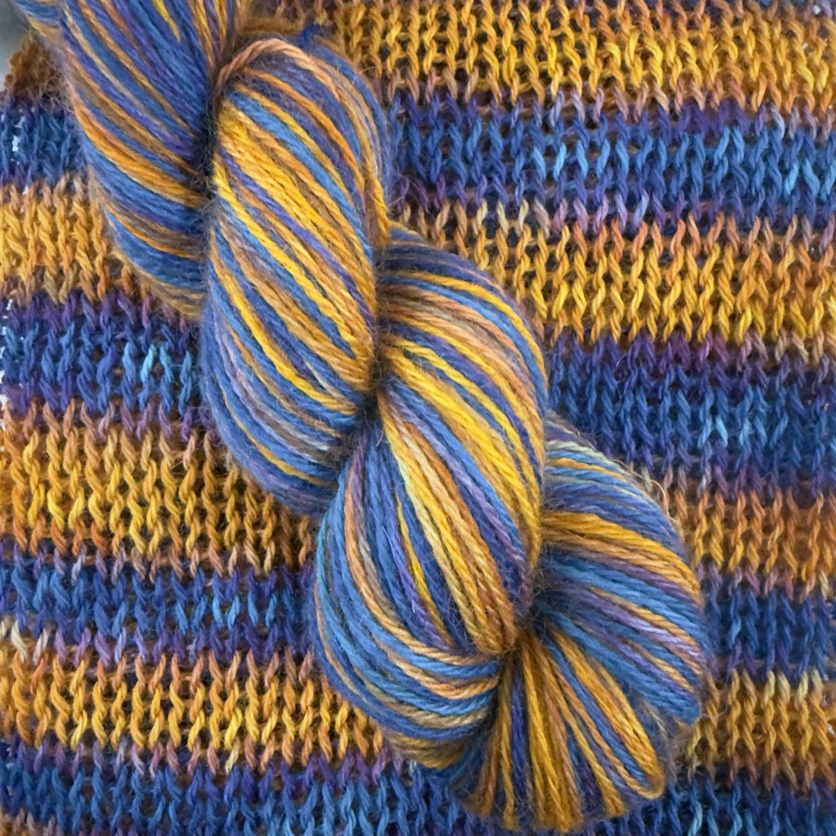 DK Wensleydale yarn - Pheasants