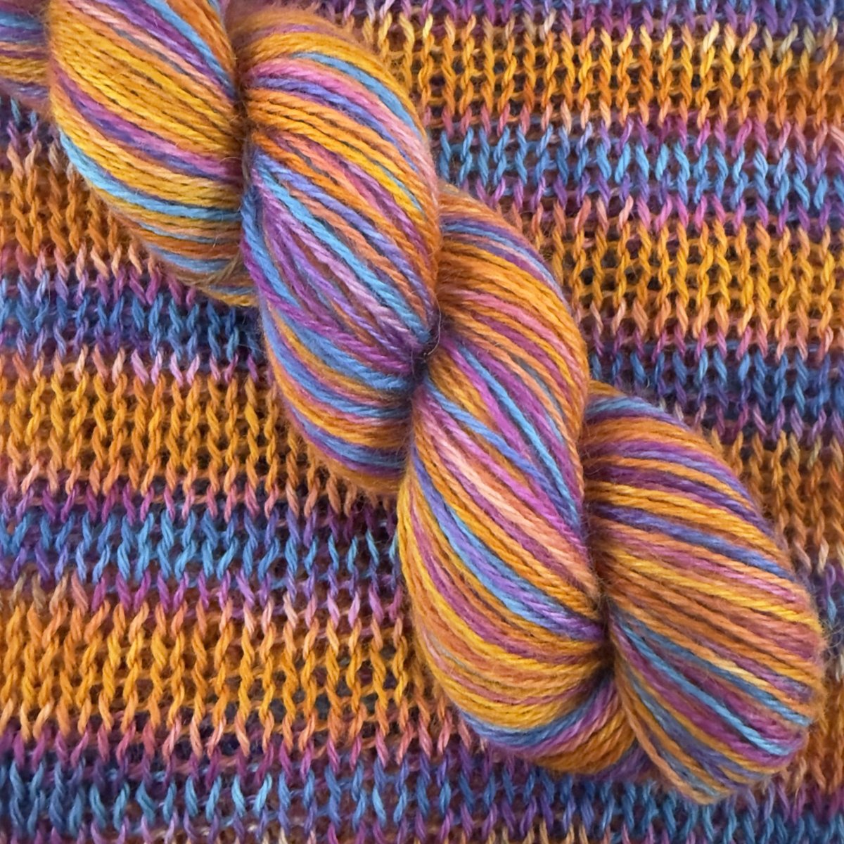 DK Wensleydale yarn - Pheasants