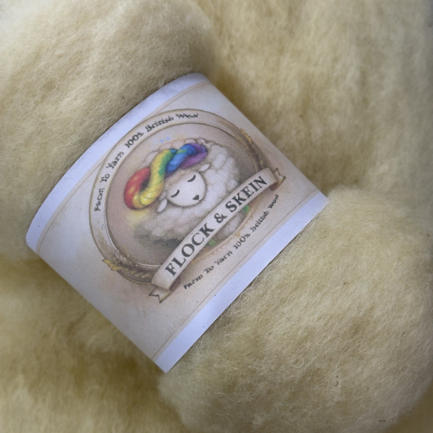 Hand dyed Carded UK wool Batts