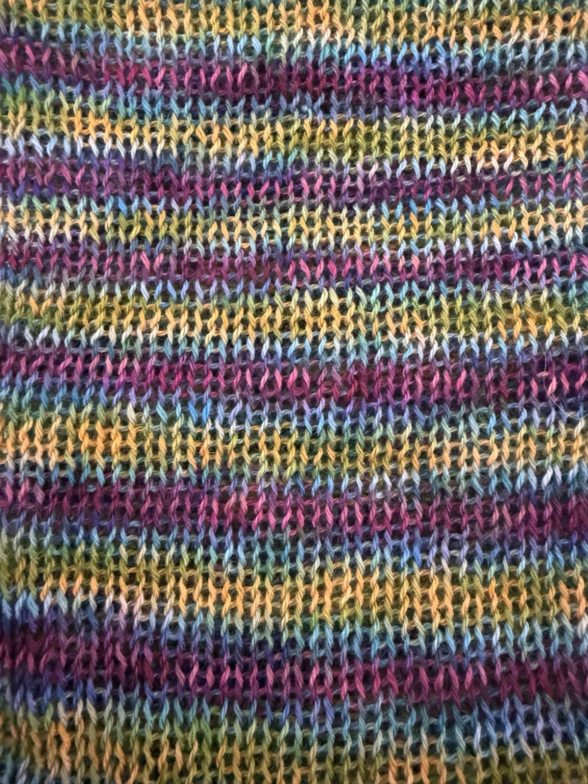 DK Wensleydale yarn - Wildflower Prism