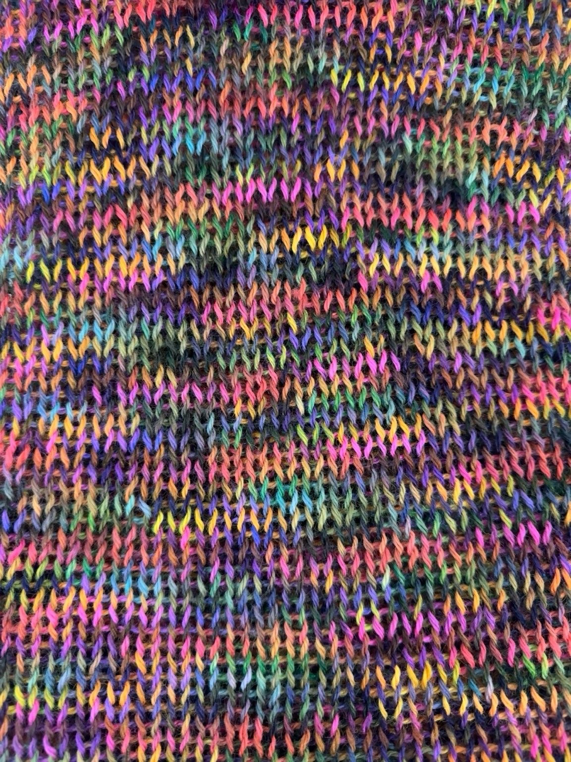 DK Wensleydale yarn - Electric Boogaloo Pride Edition