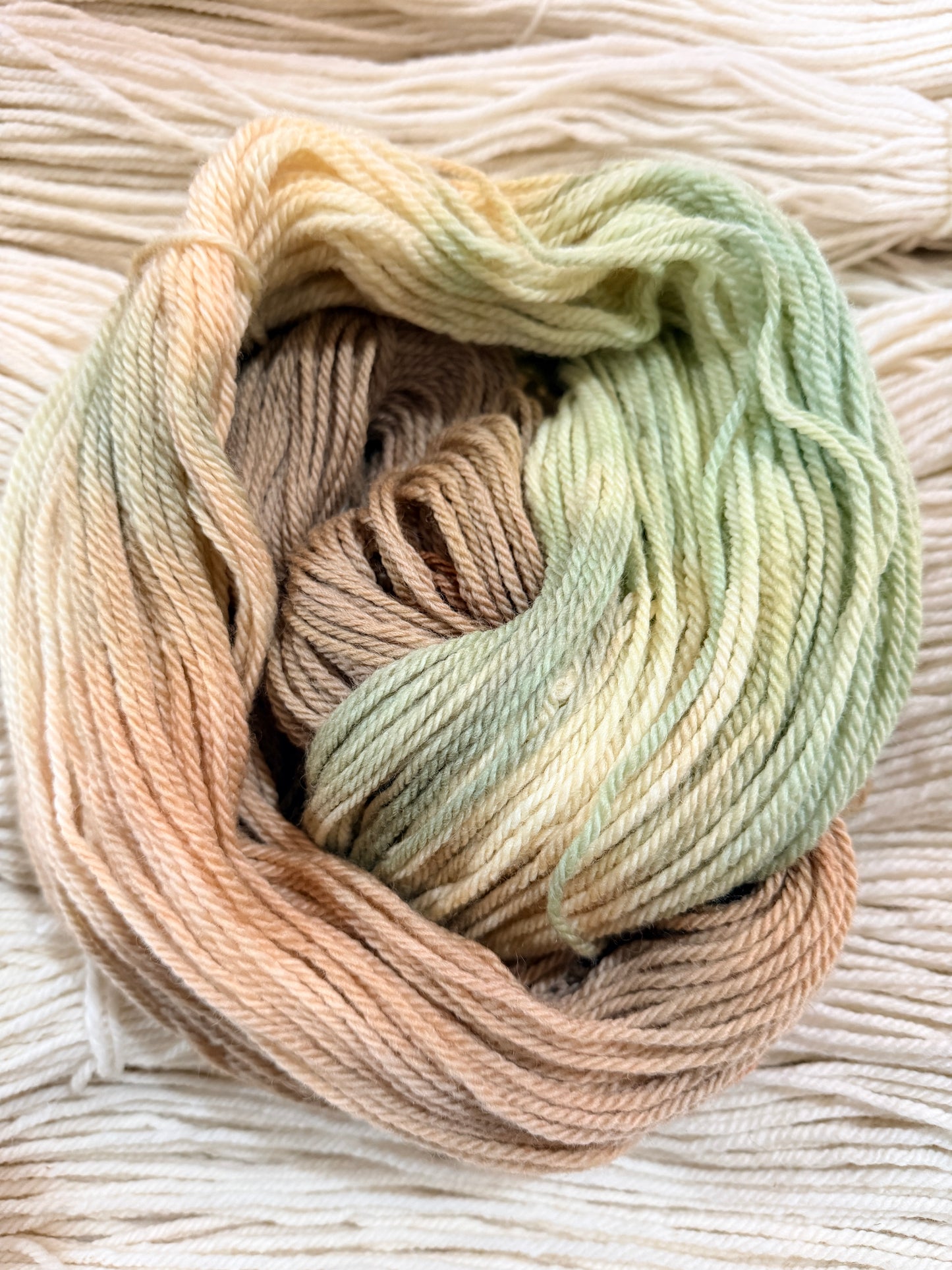 'Pistachio Shells' - ‘Eurasian Jay’ Aran - Merino