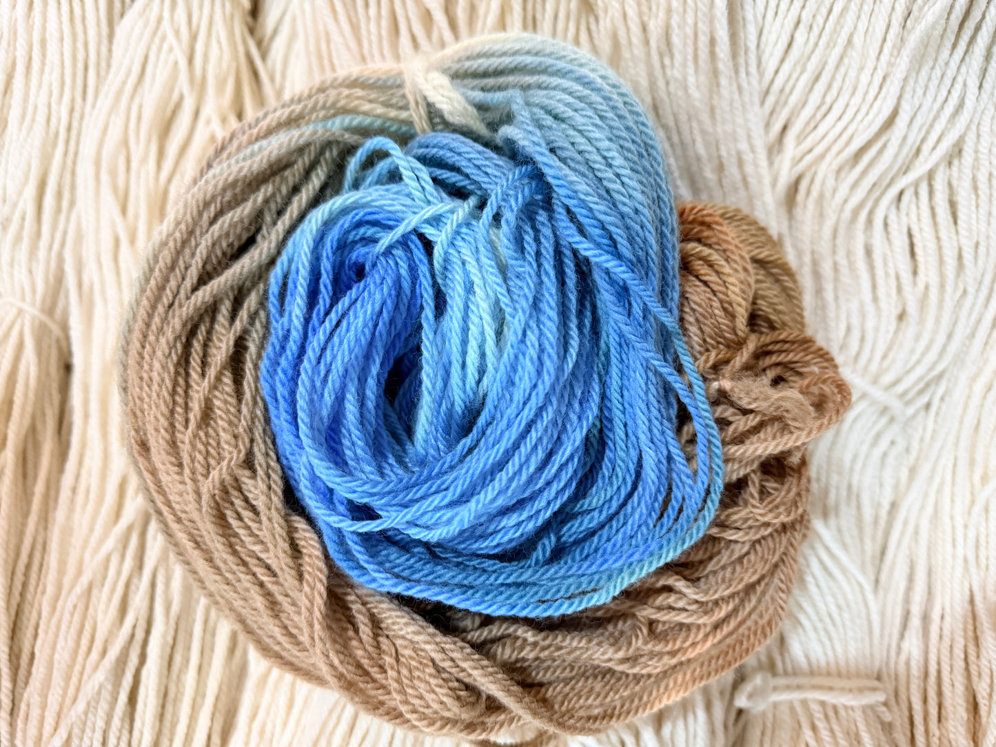 'Pistachio Shells' - ‘Eurasian Jay’ Aran - Merino