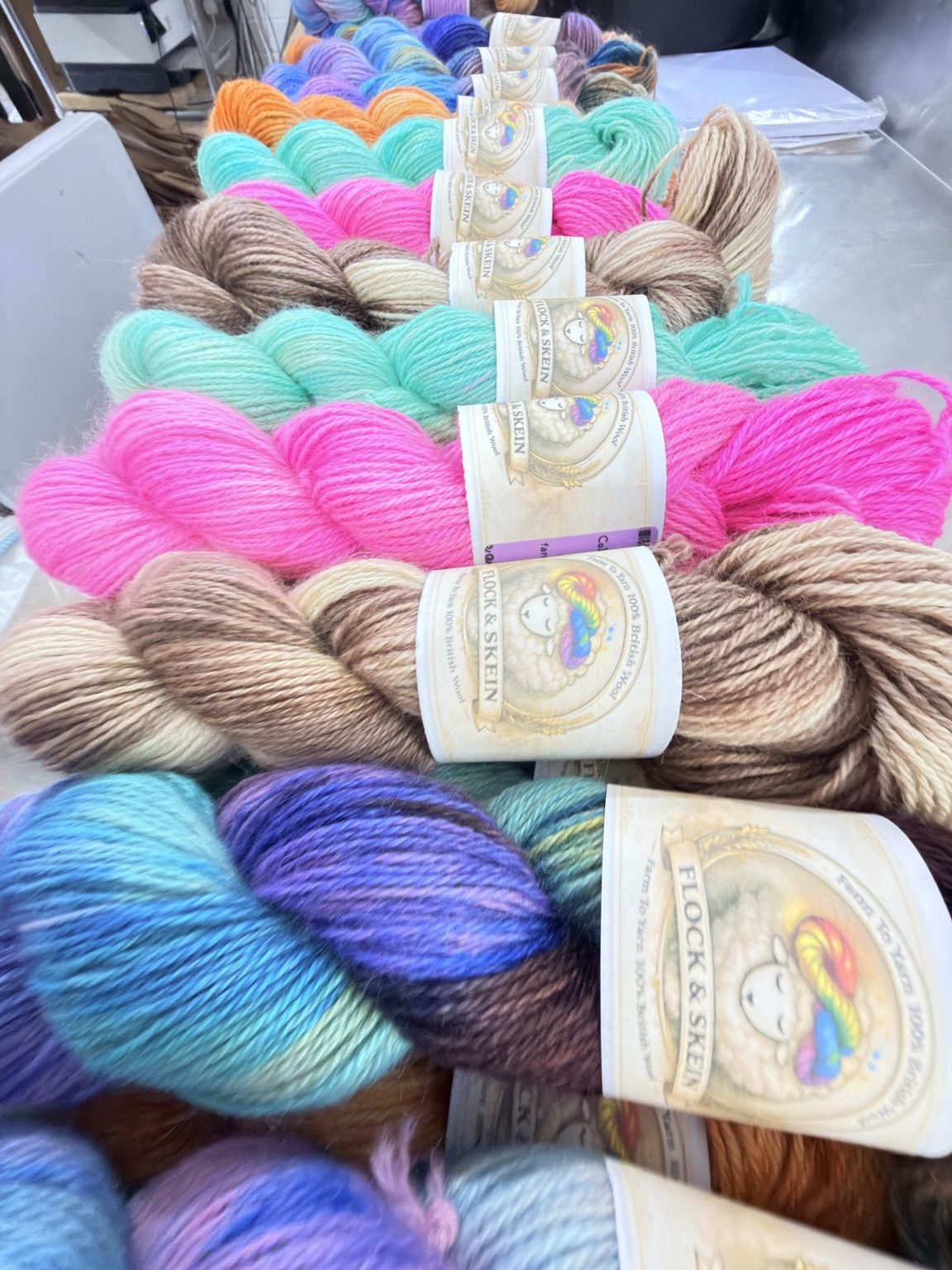 DK Wensleydale yarn - Retro Chocolate Easter Collection