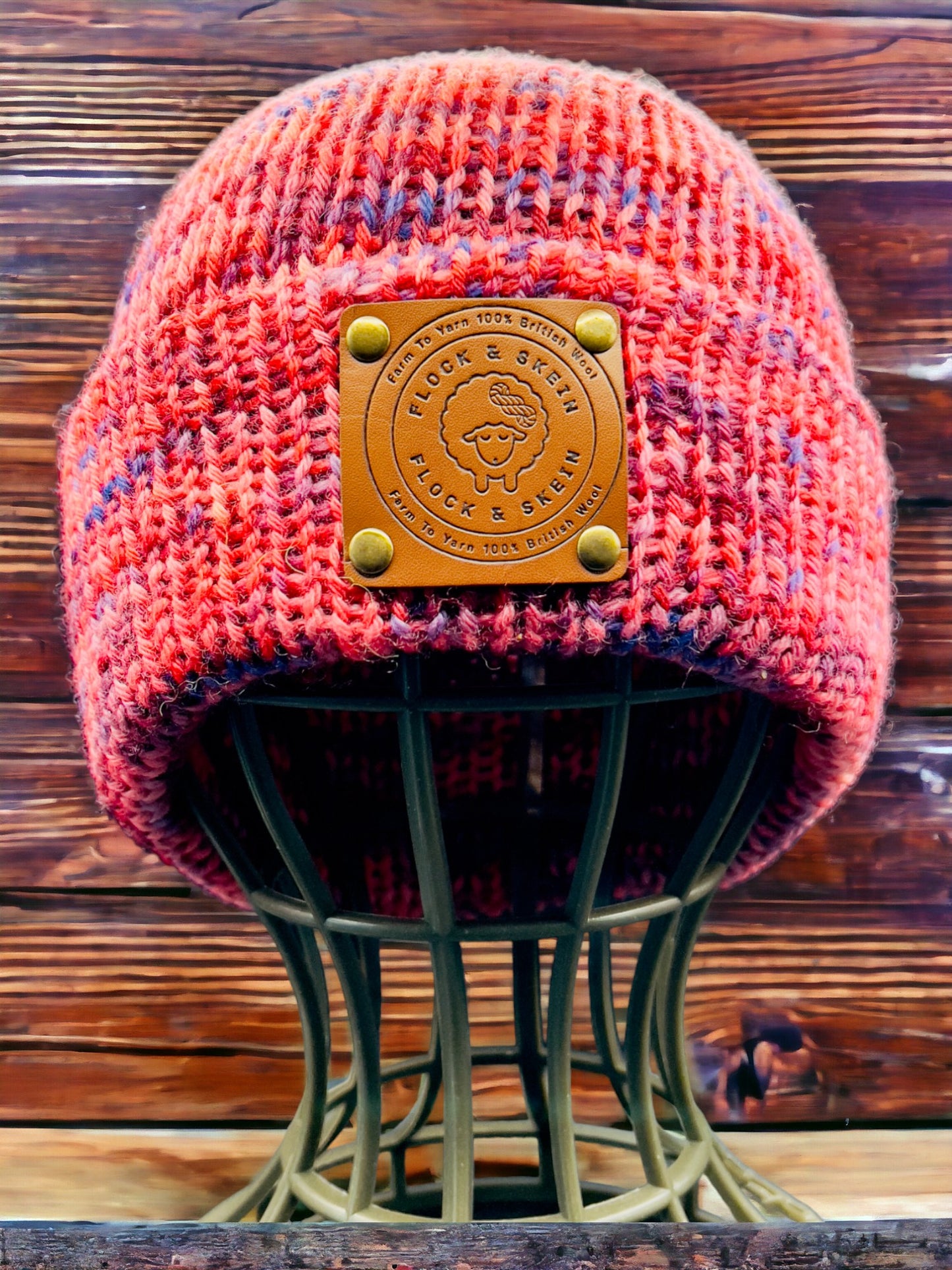 Pure Wool Beanie -  Merry Berry