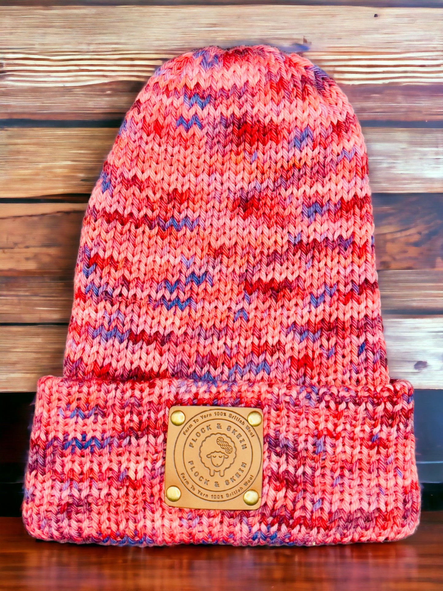 Pure Wool Beanie -  Merry Berry