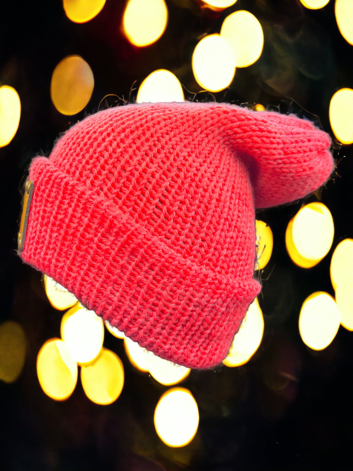 Pure Wool Beanie -  Tickled Pink