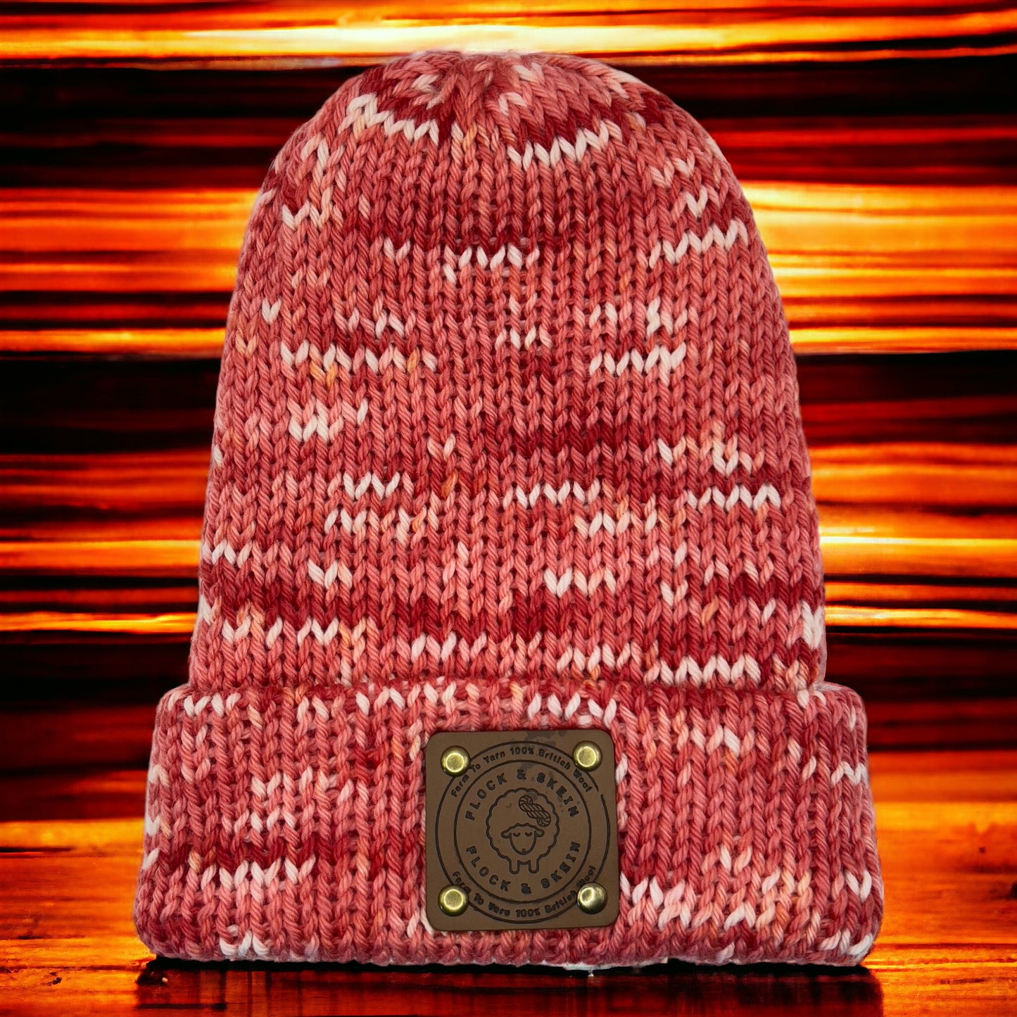 Pure Wool Beanie -  Candy Kisses