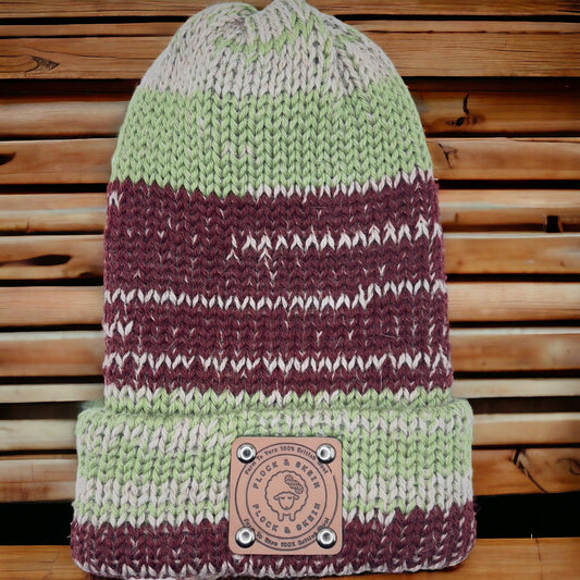 Pure Wool Merino Beanie - Persea Beet's