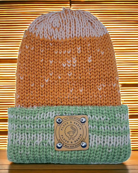 Pure Wool Merino Beanie - Bronzed Persea Blush